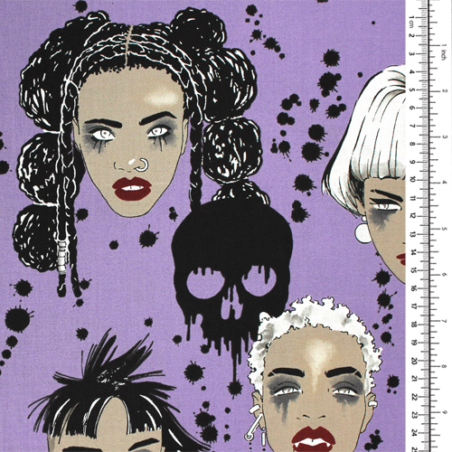 Vamp Punk Gotico Teschi Spaventosi 1