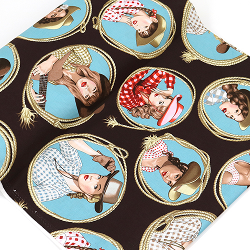 Fille Cowgirl Campagne Lasso Cadre 3