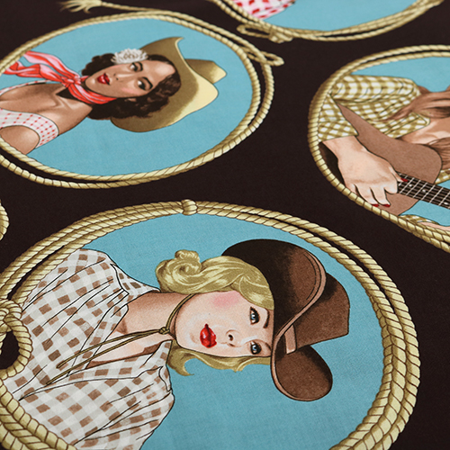 Fille Cowgirl Campagne Lasso Cadre 5