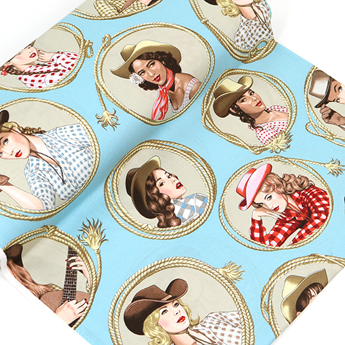 Fille Cowgirl Campagne Lasso Cadre 3