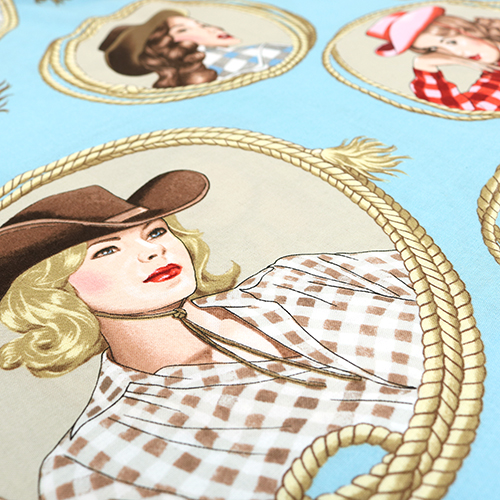 Fille Cowgirl Campagne Lasso Cadre 5