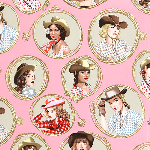 Fille Cowgirl Campagne Lasso Cadre 4