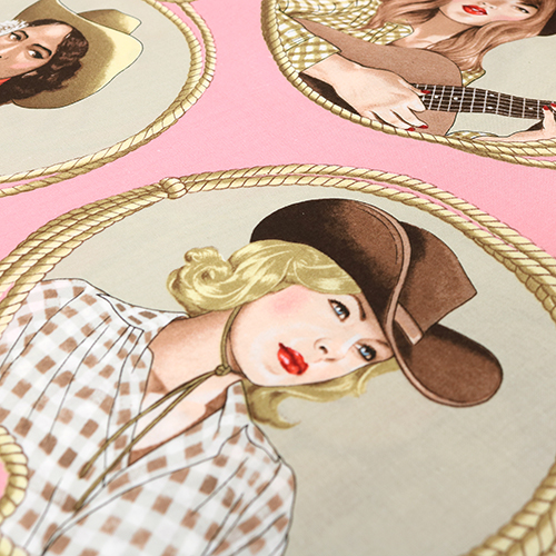 Fille Cowgirl Campagne Lasso Cadre 5