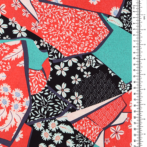 Kimono Patch Floral Kintsugi Patrones 1