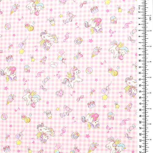 Unicorn Gingham Music Sweet Treats 1