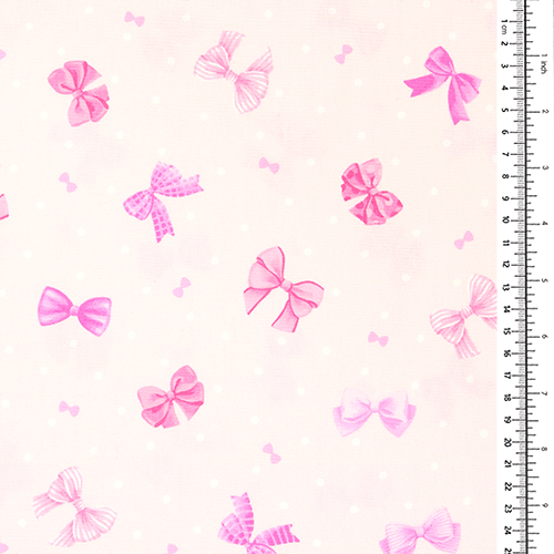 Adorable Pretty Pink Bows Dots 1