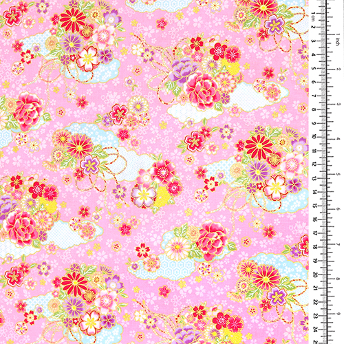 Delicato Fiore Di Sakura Shibori Oro 1
