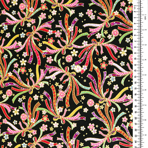 Listones Noshi Dorados Coloridos Lazos Sakura 1