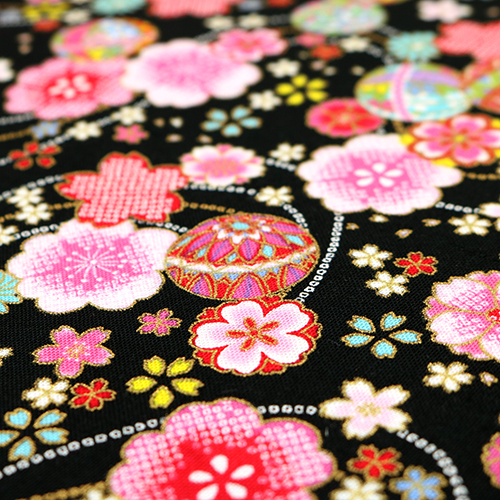 Sakura Colourful Temari Balls with Gold 5