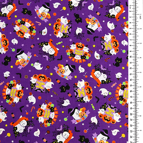 Halloween-Motive Geister Kürbisse Katzen 1