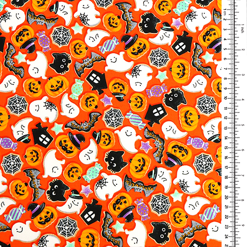 Zucca di Halloween Pipistrello Ragnatela Biscotto 1