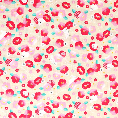 Süßer Hase Shibori-Pflaumenblüte