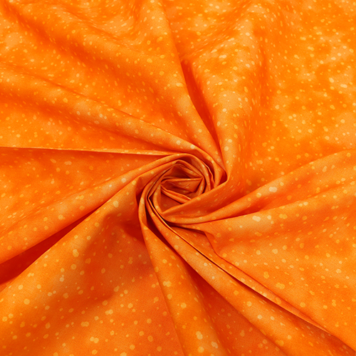 Orange Agrume Délavé À Pois Mouchés Uni 2