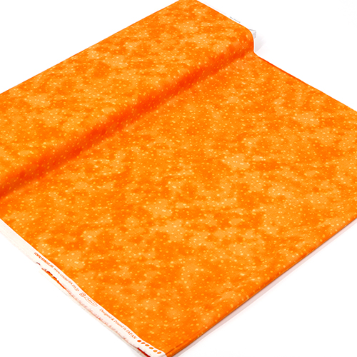 Orange Agrume Délavé À Pois Mouchés Uni 3