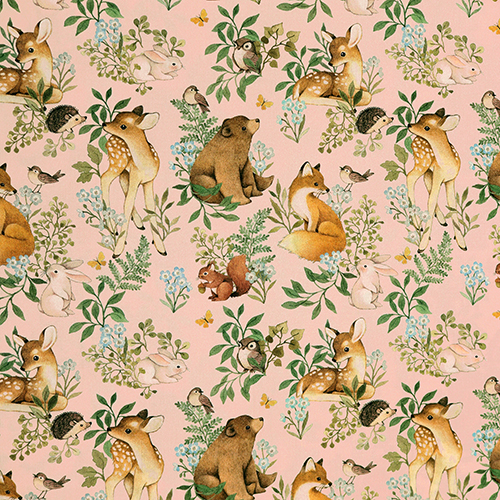 Rves de la Fort Cratures des Bois Tissu par Dear Stella