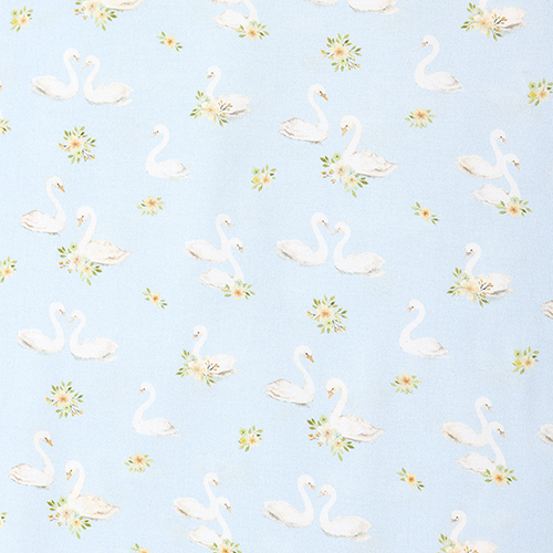 Rves Floraux De La Fort Du Lac Des Cygnes Tissu par Dear Stella