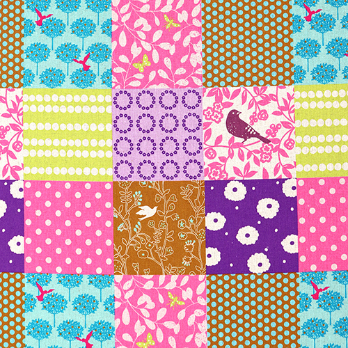 Histoire Carrs Patchwork  Motifs Tissu par Echino Fabrics