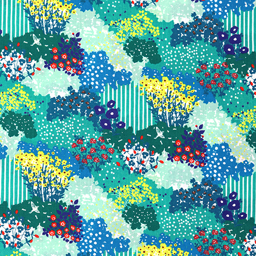 Jardin Fort Vivante Tissu par Echino Fabrics