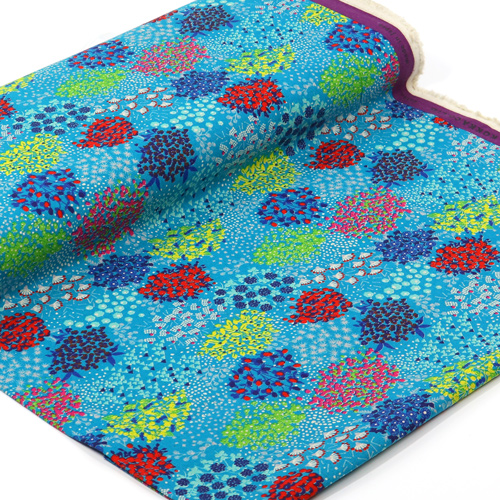 Croquis D'Impression De Jardin Fleuri Bleu 3