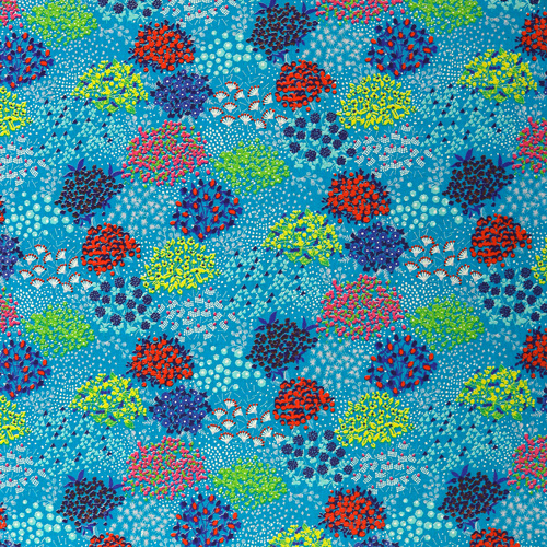 Croquis D'Impression De Jardin Fleuri Bleu 4