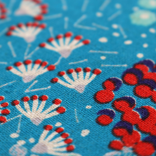 Croquis D'Impression De Jardin Fleuri Bleu 5