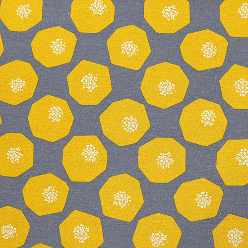 Imprim De Fleurs Gomtriques Douces Tissu par Echino Fabrics