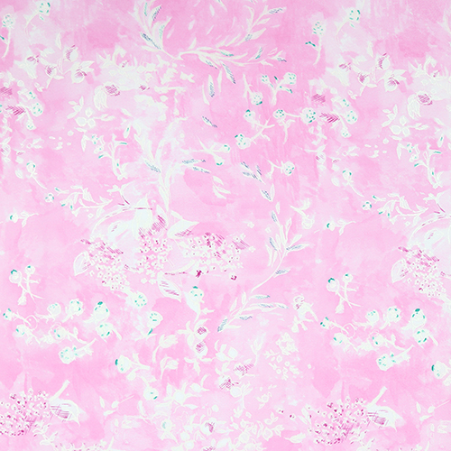 Lokomaikai Fleurs clat Esquisse Tissu par Kokka
