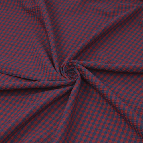 Tela Rowan de seersucker de cuadros Fabric Godmother 2