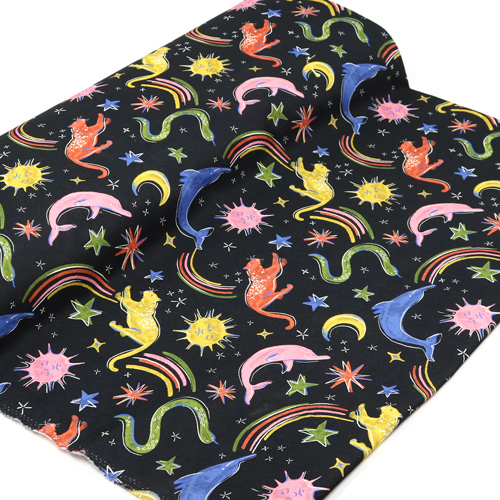 Luna Magischer Himmel Stoff – Fabric Godmother 3