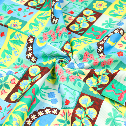 Maria Blumen-Postkartenstoff – Fabric Godmother 2