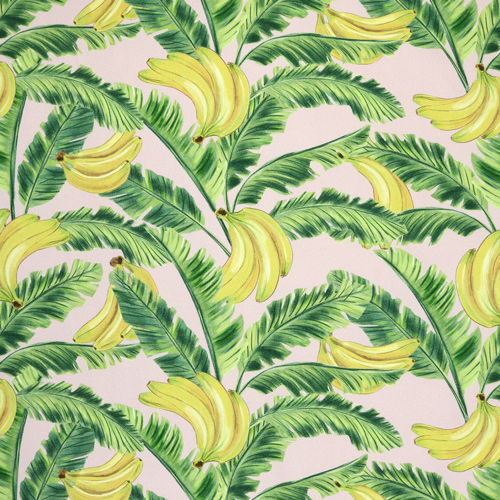 Miami Tropische Bananenbl&auml;tter Fabric Godmother