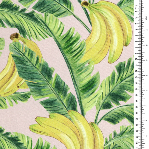 Miami Tropical Banana Leaves Fabric Godmother 1