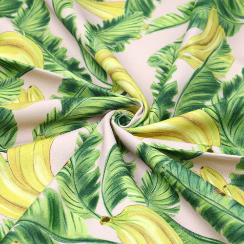 Miami Tropical Banana Leaves Fabric Godmother 2