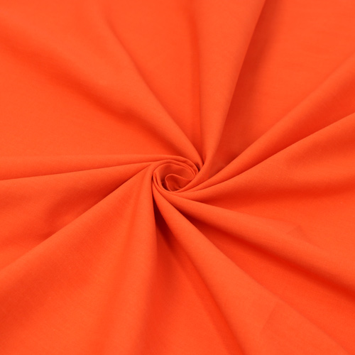 Palma Lawn Orange Tela Unicolor Fabric Godmother