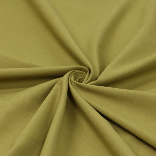 Palma Lawn Olive Tessuto tinta unita Fabric Godmother Tessuto