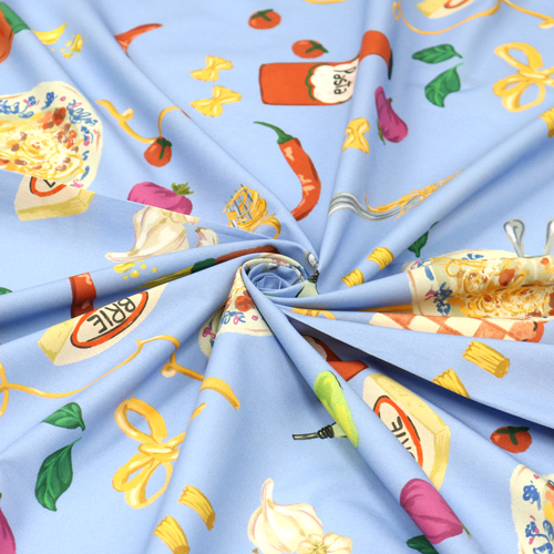 Tela de almuerzo con pasta Pranzo Fabric Godmother 2
