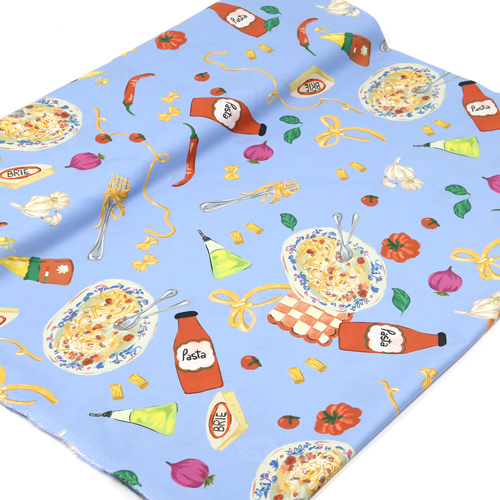 Tela de almuerzo con pasta Pranzo Fabric Godmother 3