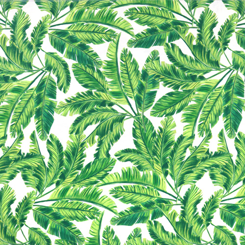 Bahama Feuilles Tropicales Vertes Fabric Godmother 4