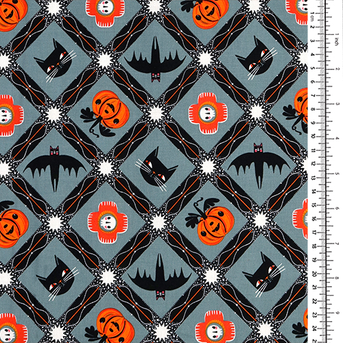 Hexenhafte Freunde Halloween-Gitterquadrate 1