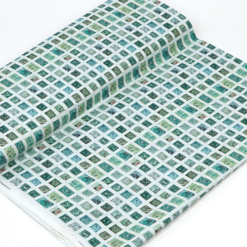 Tim Holtz Teal Postage Stamps Palette collection 3