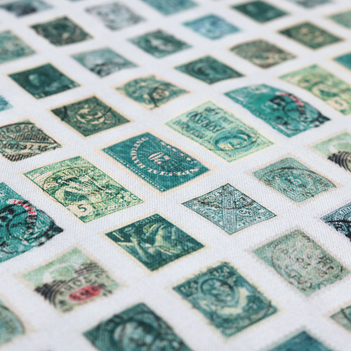 Tim Holtz Teal Postage Stamps Palette collection 5