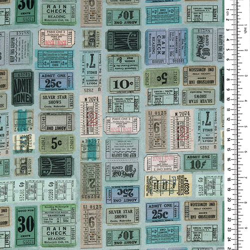 Collection De Palettes Tickets Turquoise Tim Holtz 1