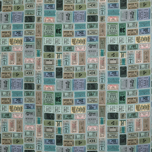 Collection De Palettes Tickets Turquoise Tim Holtz 4