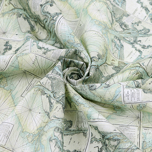Tim Holtz Teal Vintage Map Palette Collection 2