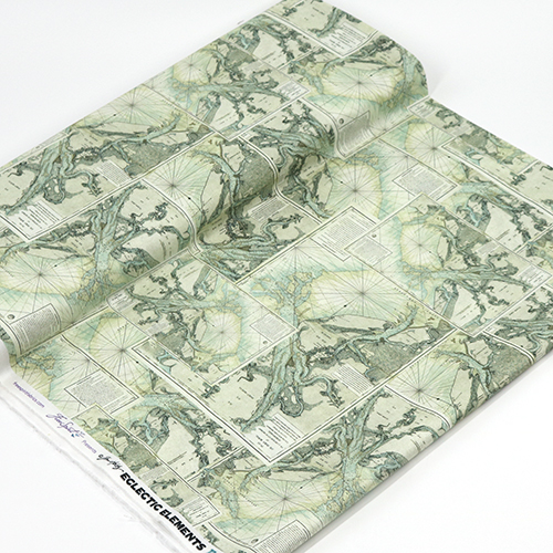 Tim Holtz Teal Vintage Map Palette Collection 3