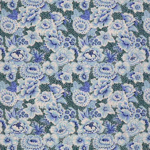 Floral with Dots Blue Kaffe Fassett From The Archives 4