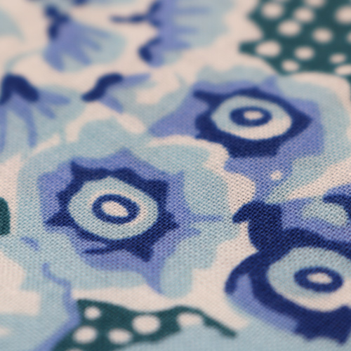 Floral with Dots Blue Kaffe Fassett From The Archives 5