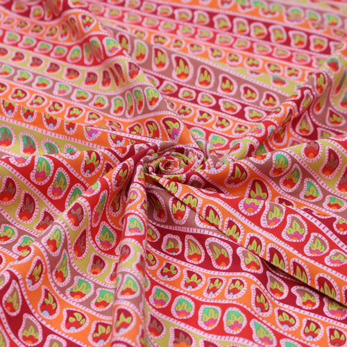 Paisley Stripe Red Kaffe Fassett From The Archives 2