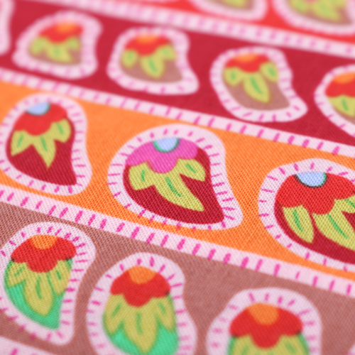 Paisley Stripe Red Kaffe Fassett From The Archives 5