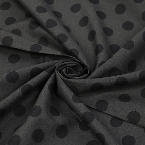 Tula Pink Pom Pom Large Dots Carbon Graywork 2